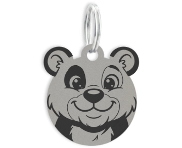 Nerezová klíčenka s vlastním textem – Méďa - Vryto.cz